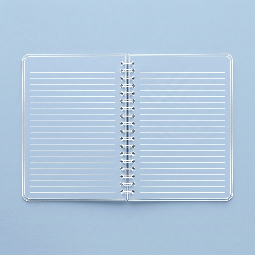 Notebook labeled PROJECT NOTES / OCT 26 with research, sketches, material selection, prototype feedback, Concept A, ergonomic design, and user flow
