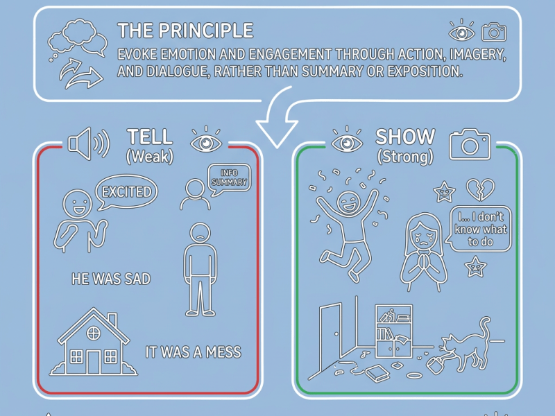 show don’t tell – or why less is sometimes more&nbsp;🧐